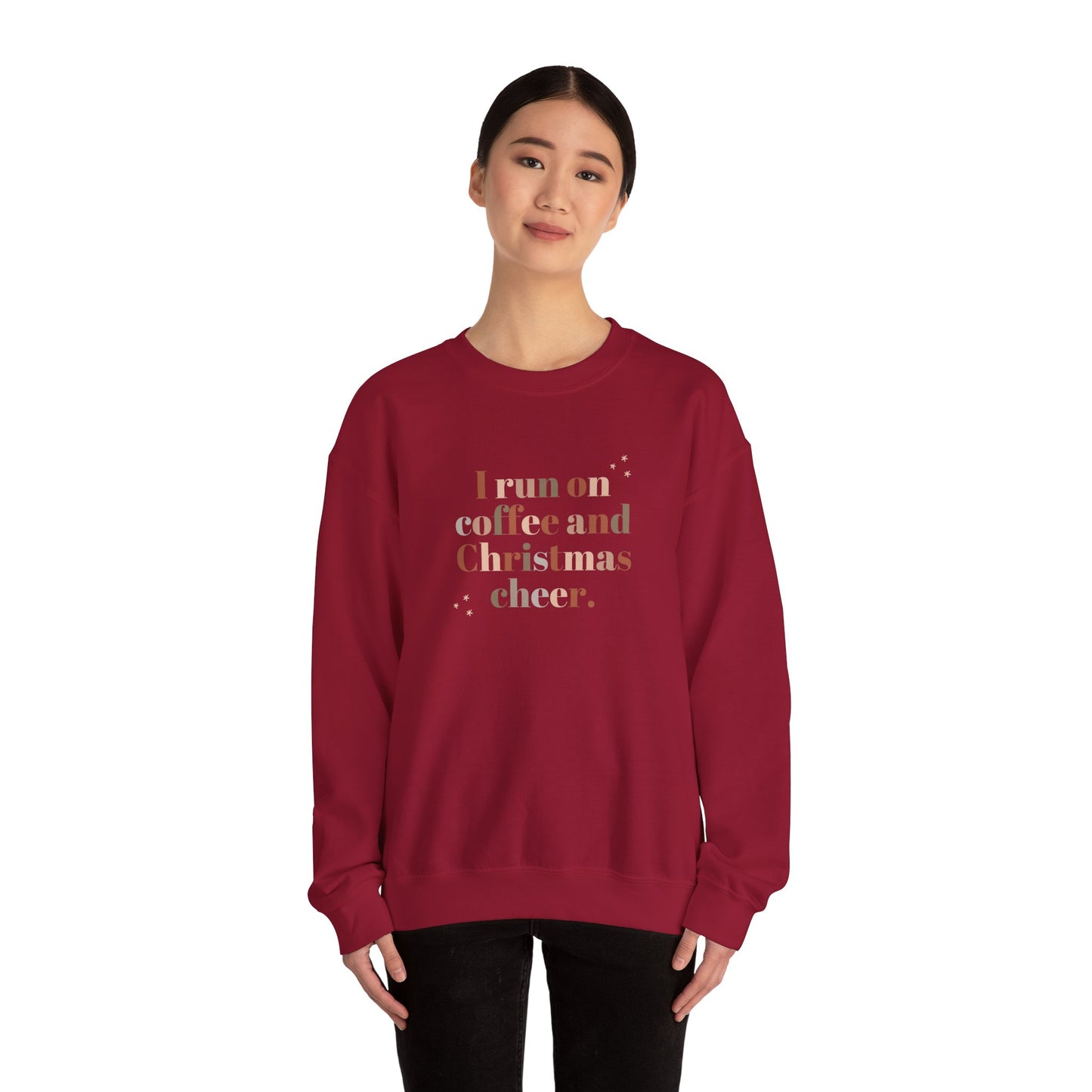 I Run on Coffee & Christmas Cheer Sweatshirt