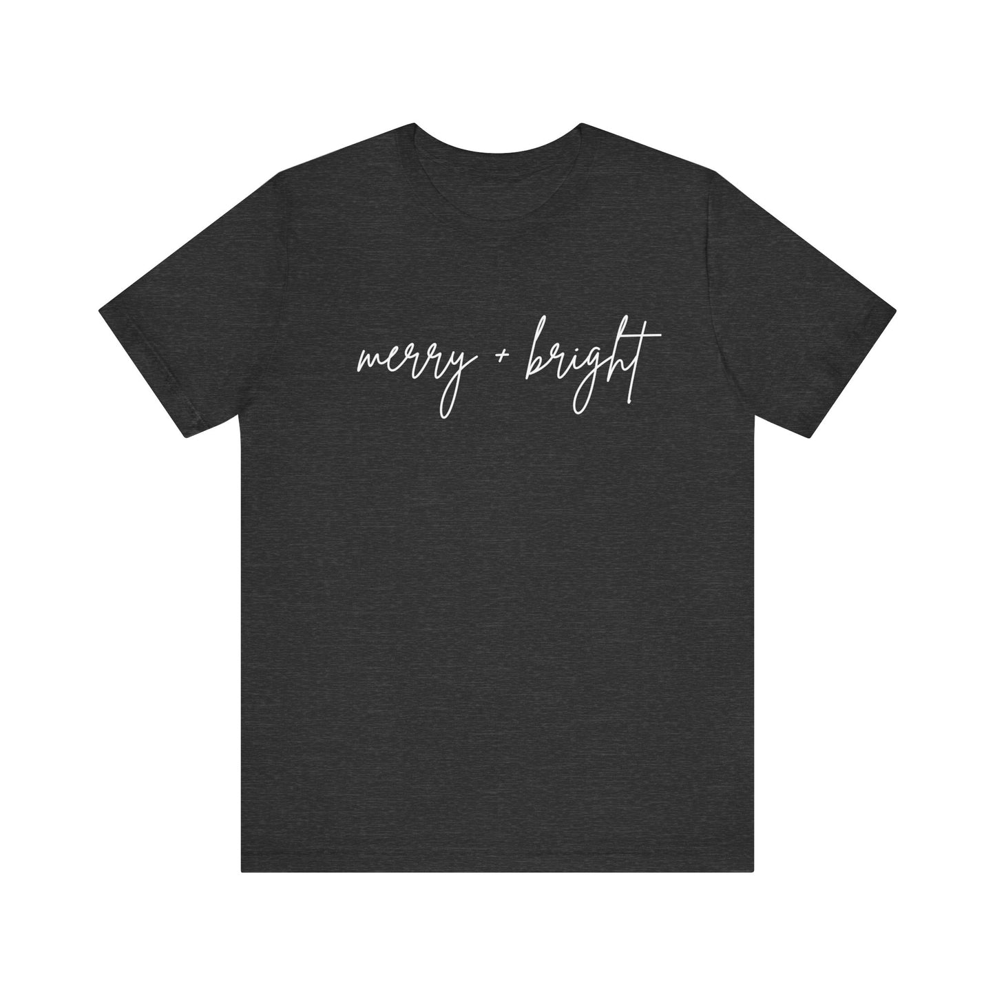 Merry + Bright Cursive Tee