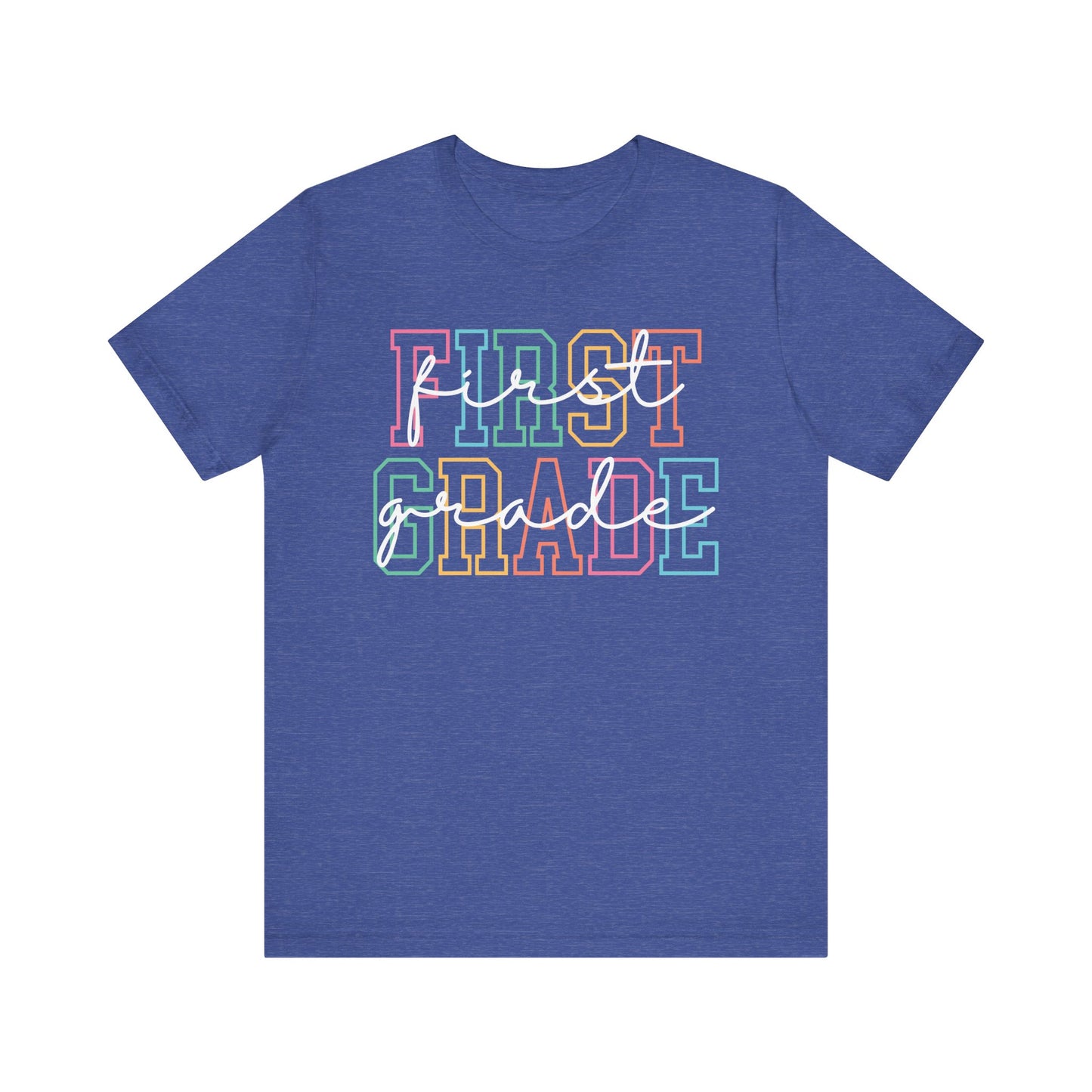 Colorful First Grade Tee