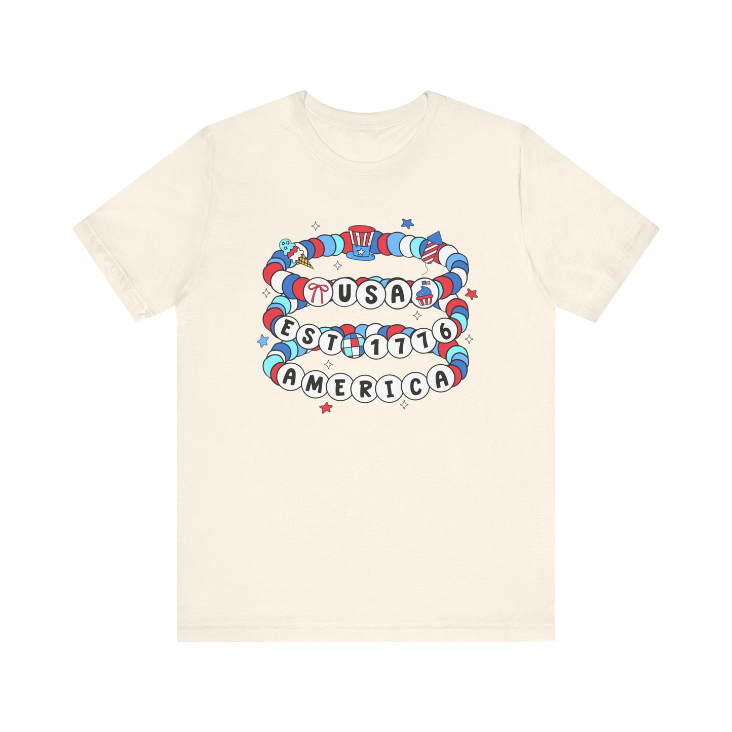 USA Est. 1776 Bracelet Tee