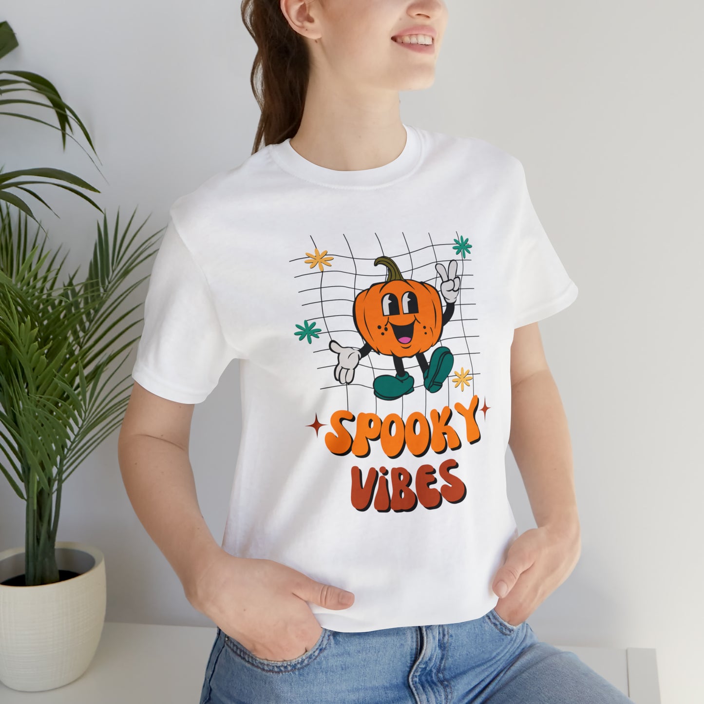 Spooky Vibes Unisex Jersey Short Sleeve Tee