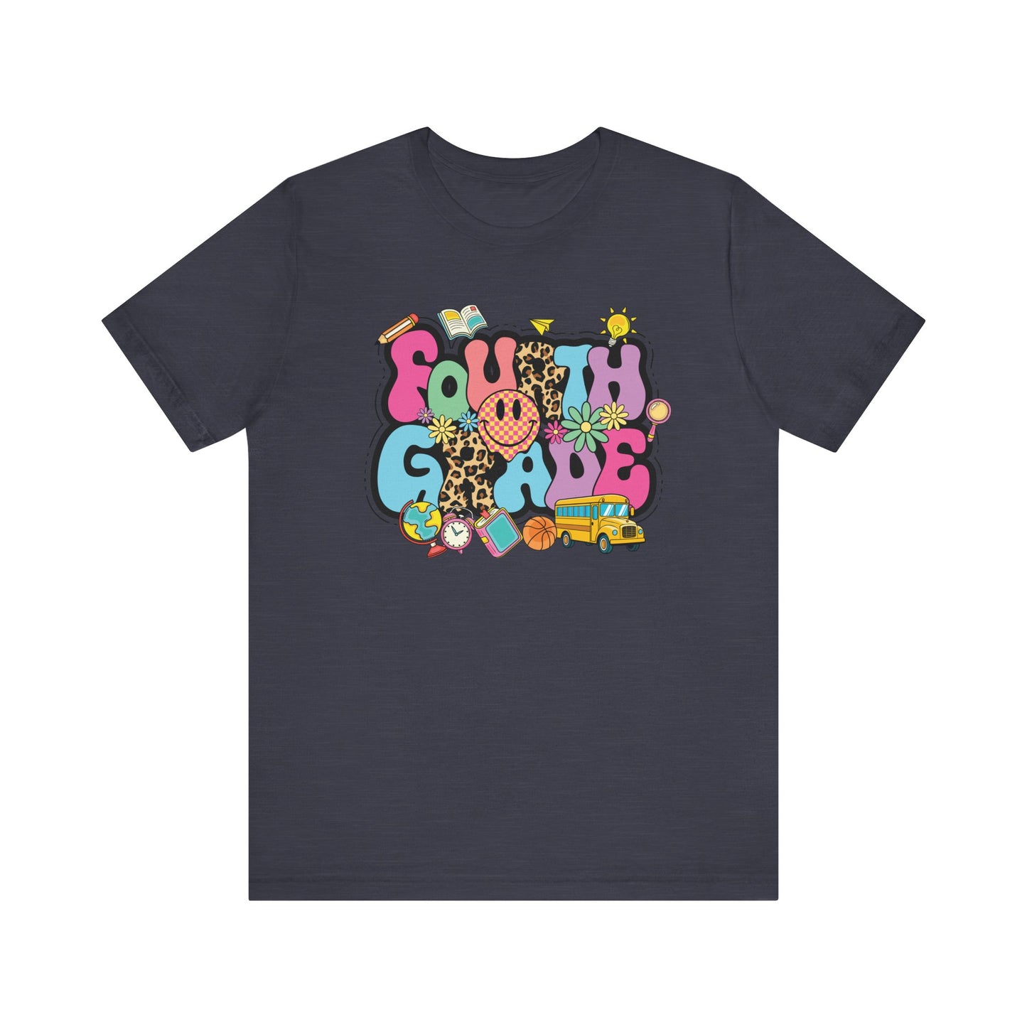 Fourth Grade Retro Vibes Tee