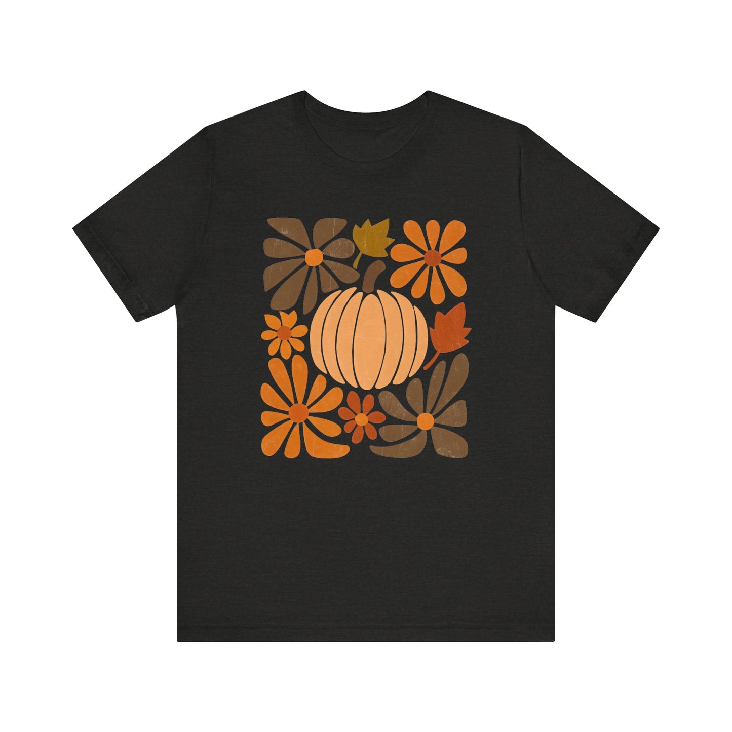 Abstract Pumpkin Fall Tee