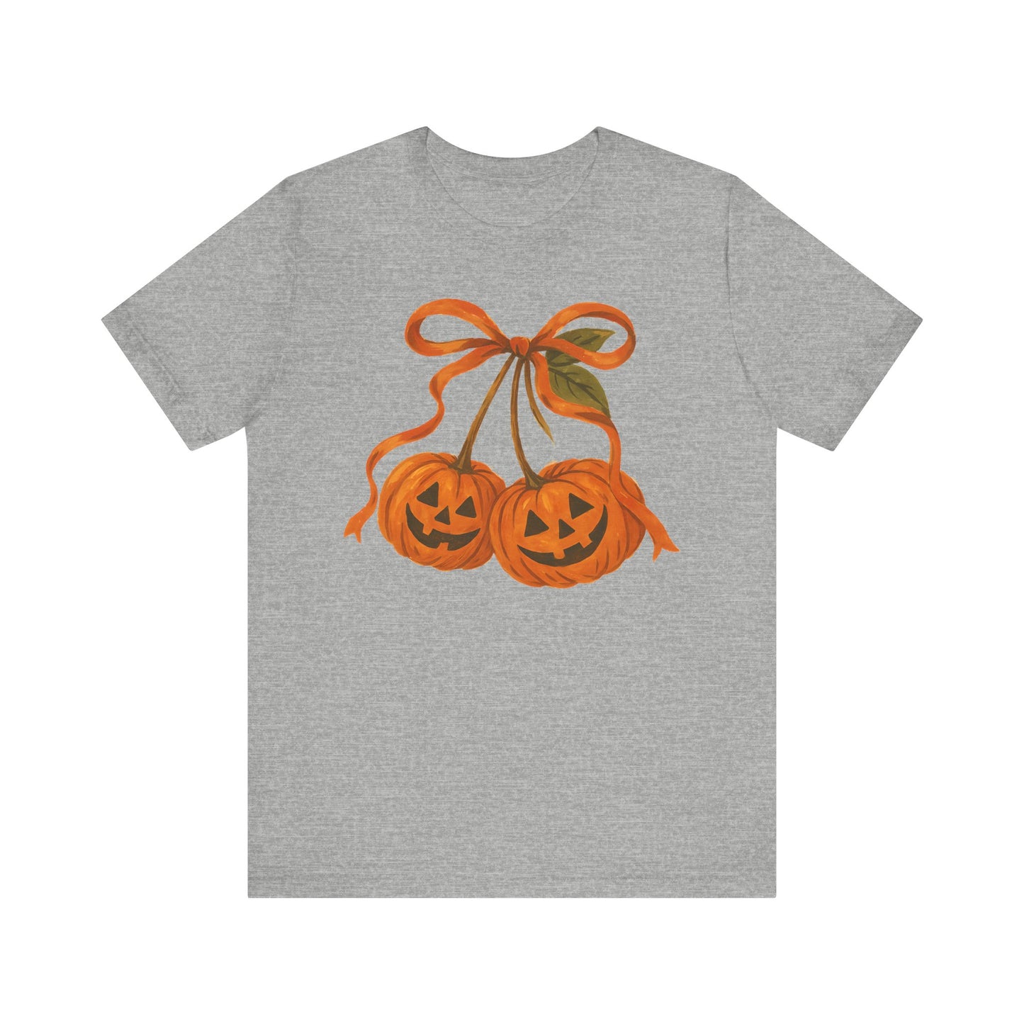 Halloween Pumpkin Friends Bow Tee