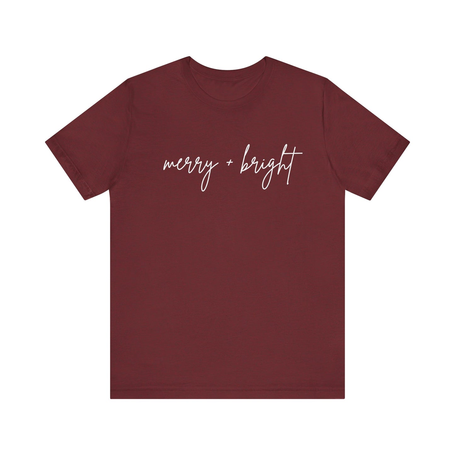 Merry + Bright Cursive Tee