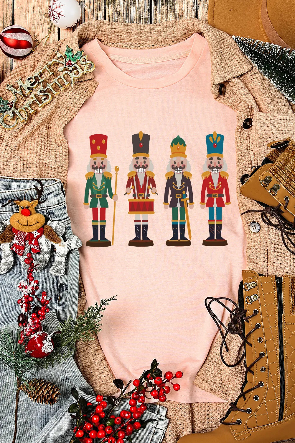 Nutcracker Pink Graphic Tee
