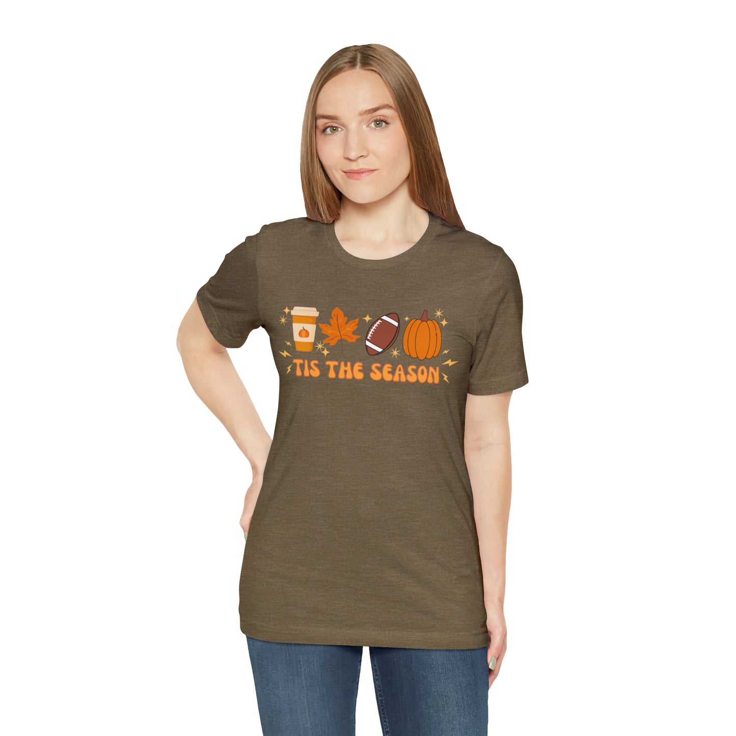 Fall Tis the Season Unisex Jersey Short Sleeve Tee