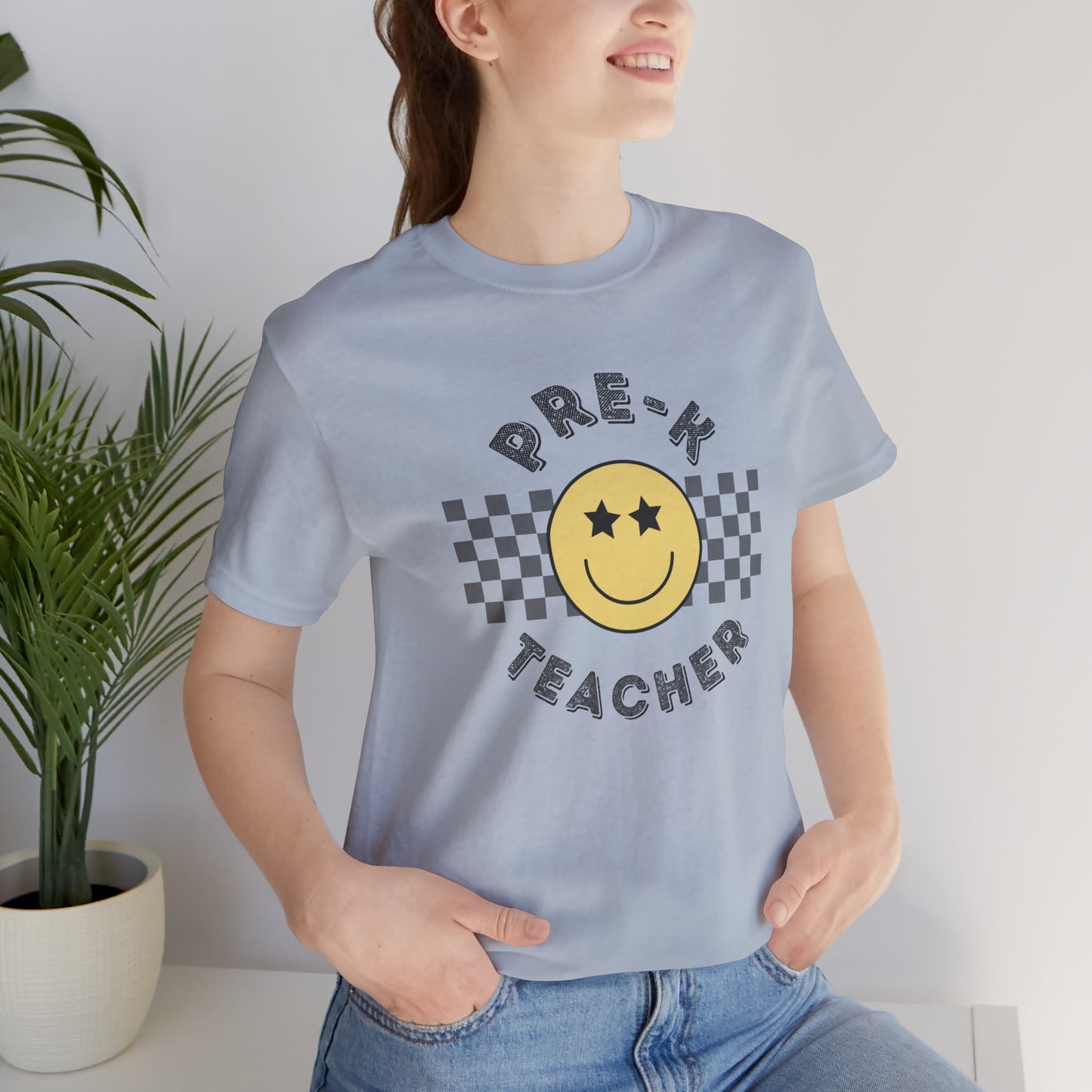 Pre-K Star Eyed Smiley Tee