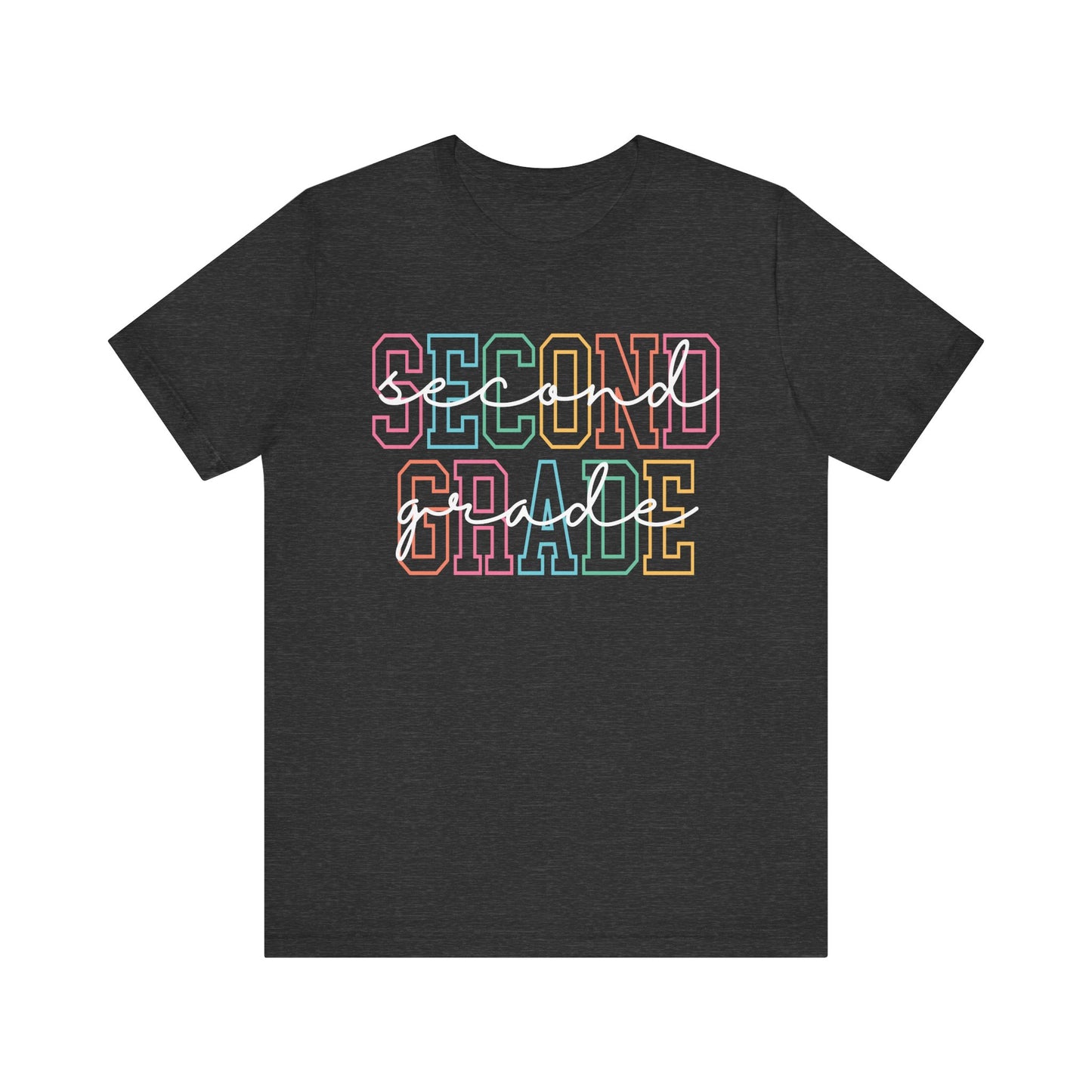 Colorful Second Grade Tee