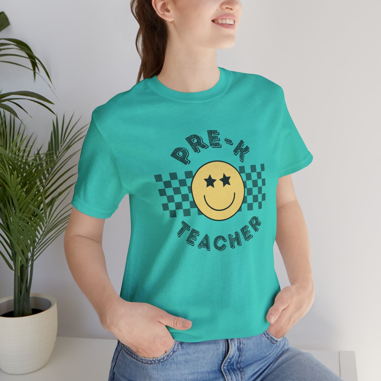 Pre-K Star Eyed Smiley Tee
