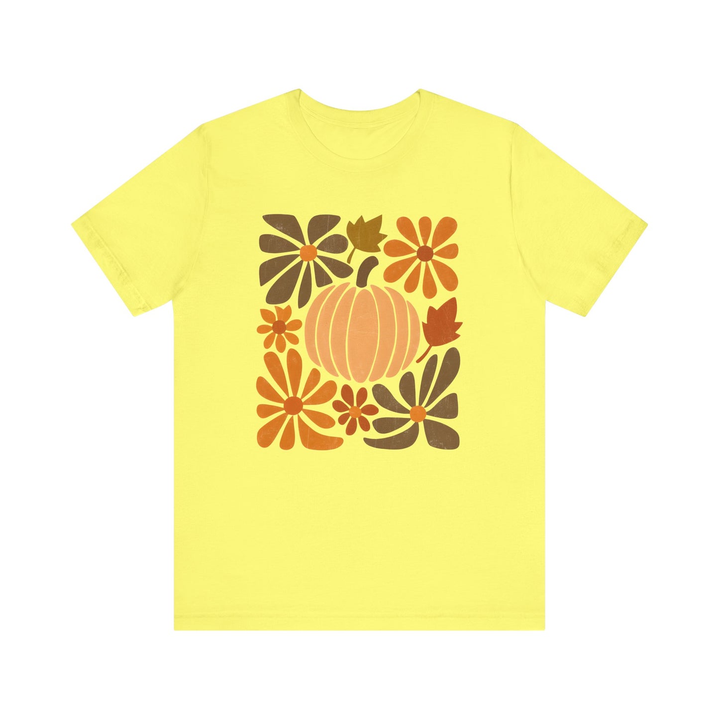 Abstract Pumpkin Fall Tee