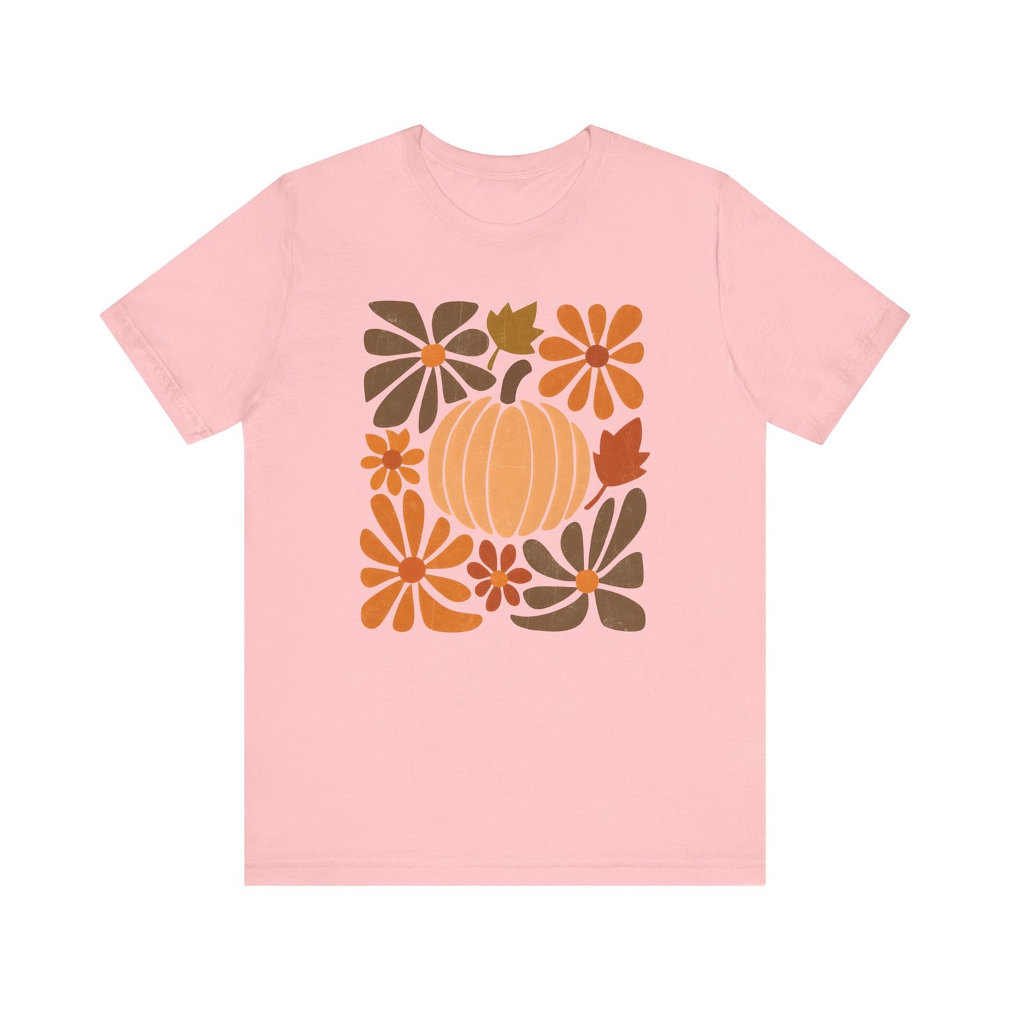 Abstract Pumpkin Fall Tee