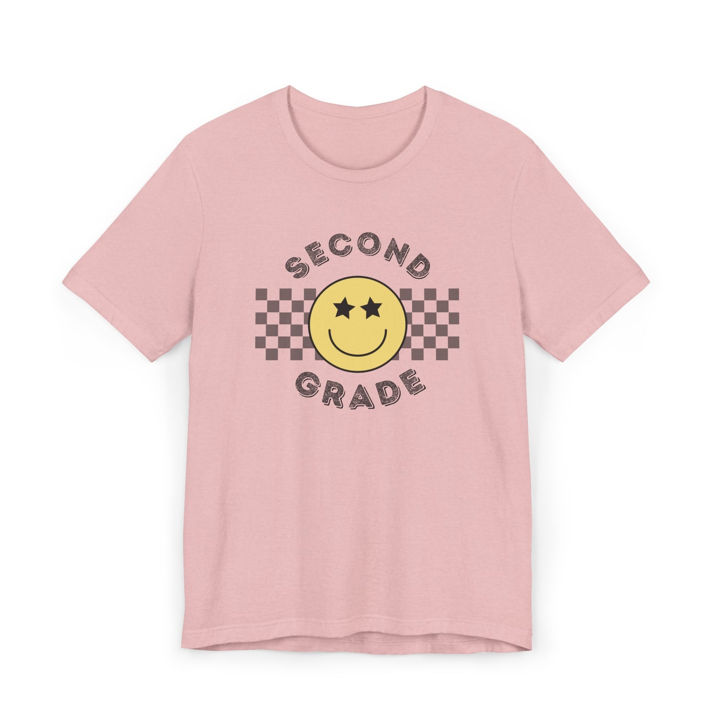Second Grade Star Eyed Smiley Tee