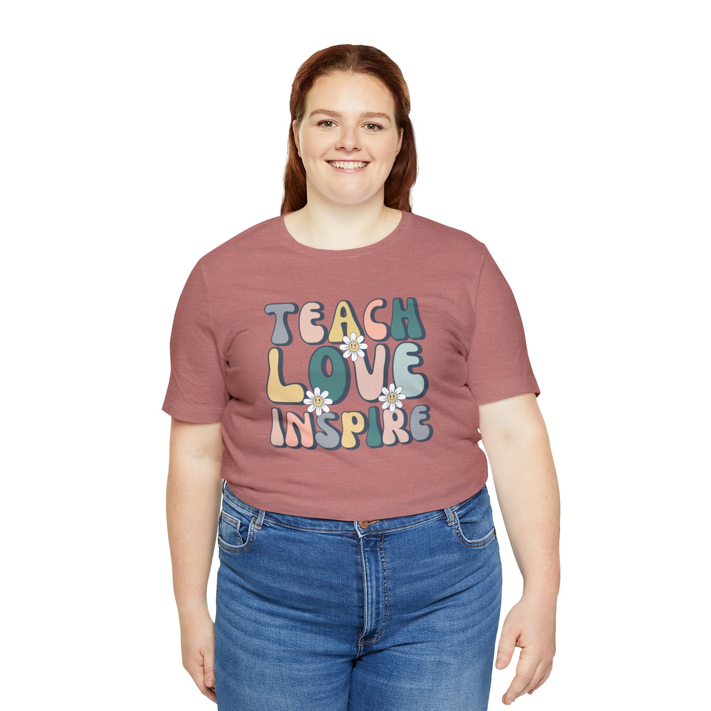 Teach Love Inspire Unisex Jersey Short Sleeve Tee