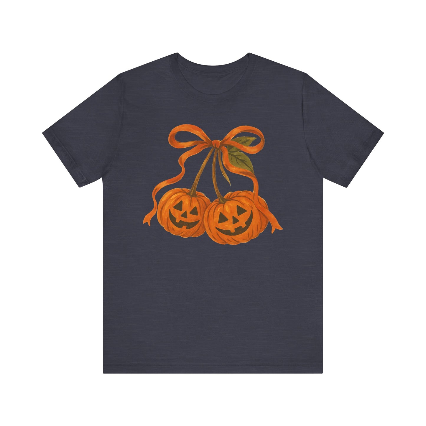 Halloween Pumpkin Friends Bow Tee