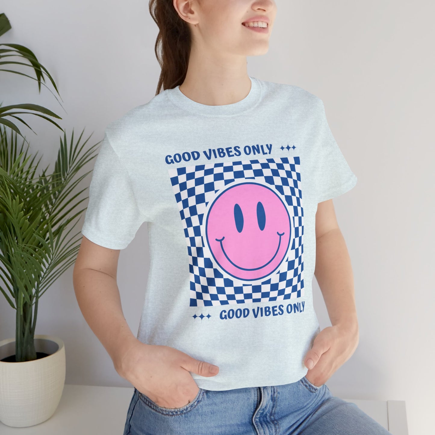 Good Vibes Only Unisex Jersey Short Sleeve Tee