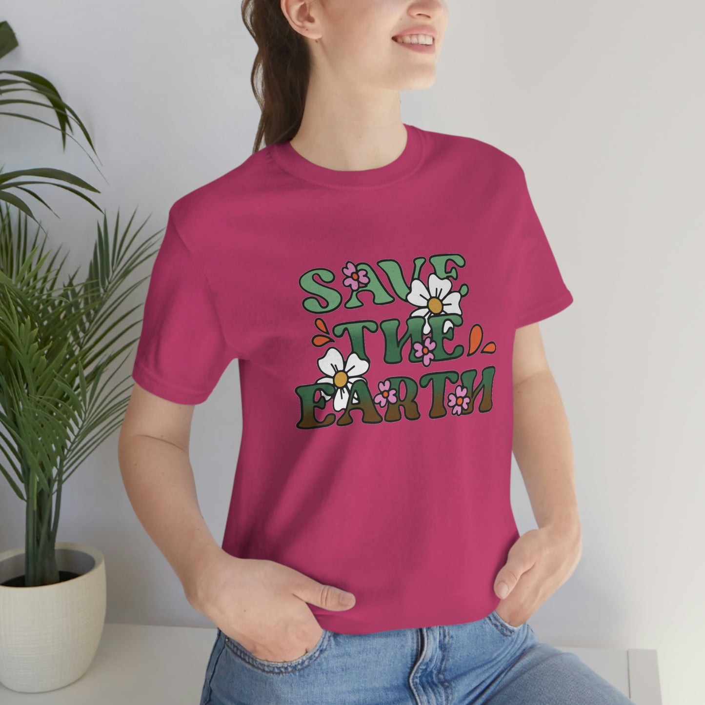 Save the Earth Unisex Jersey Short Sleeve Tee
