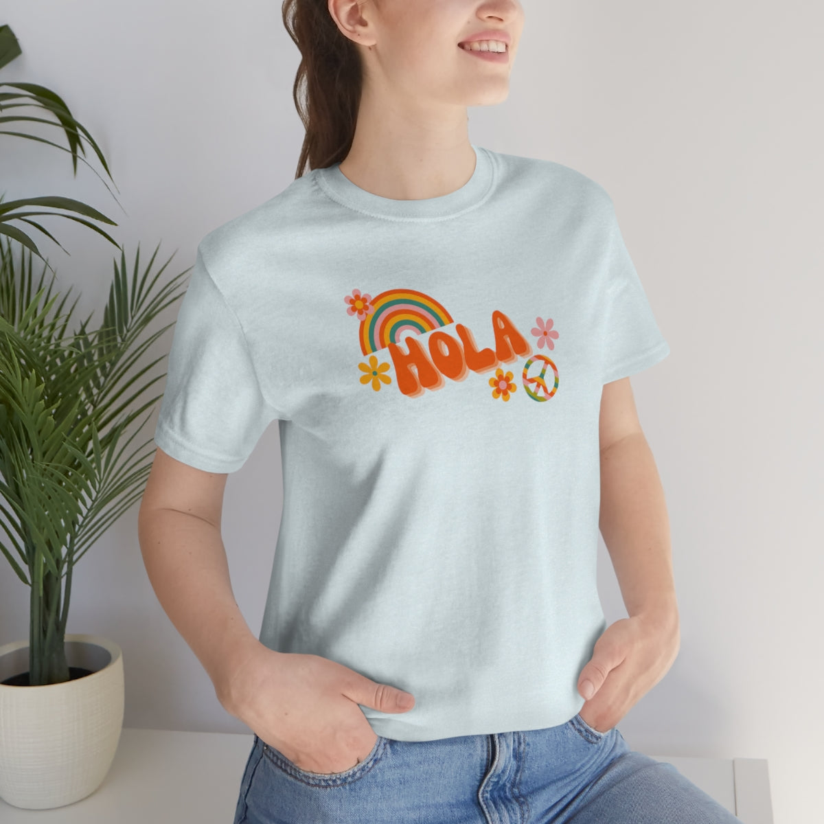 Hola Unisex Jersey Short Sleeve Tee
