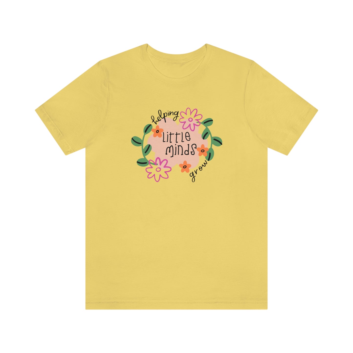 Helping Little Minds Grow Unisex Jersey Short Sleeve Tee