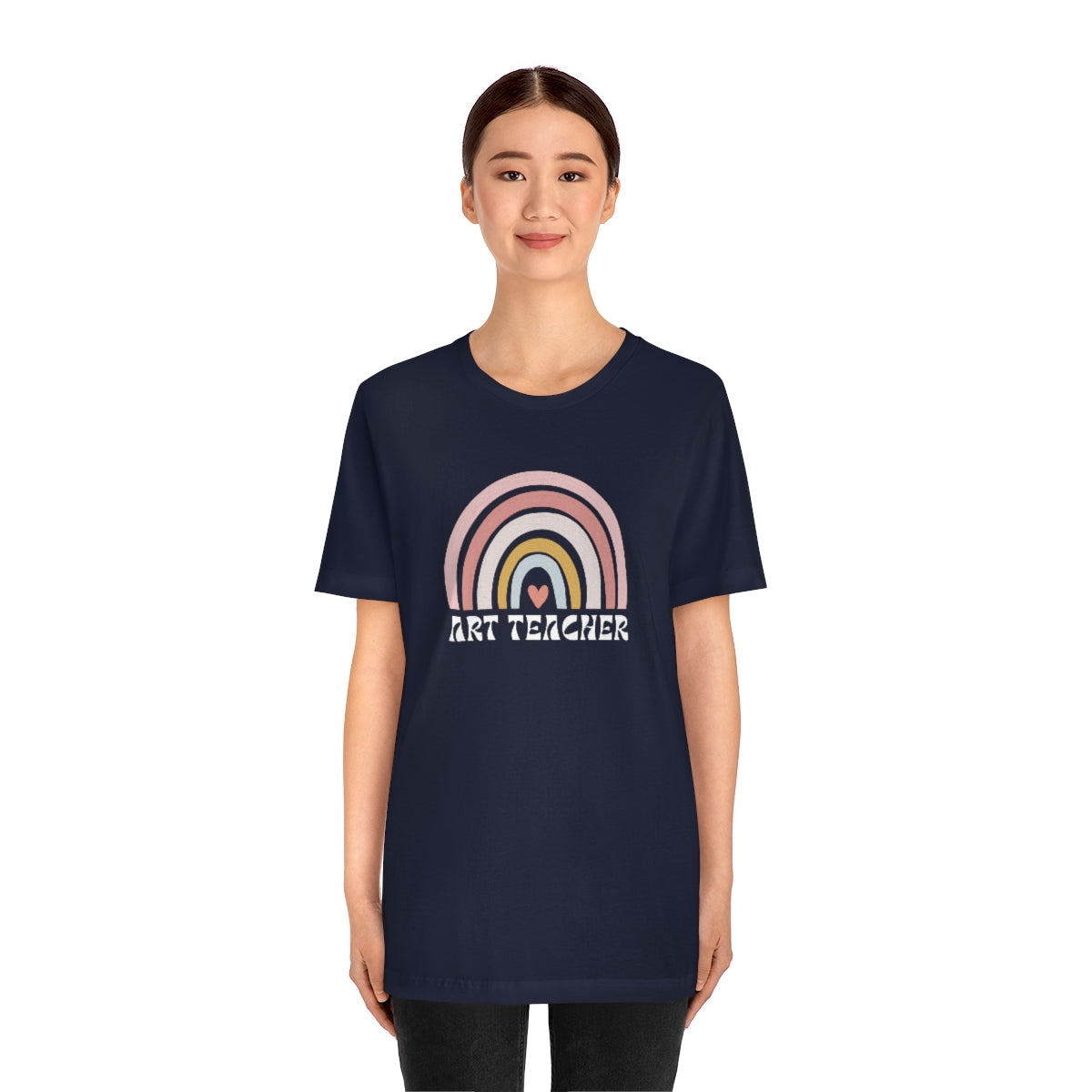 Art Teacher Rainbow Unisex Jersey Short Sleeve Tee
