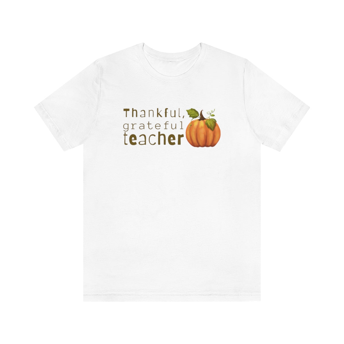 Thankful Grateful Teacher Unisex Jersey Short Sleeve Tee