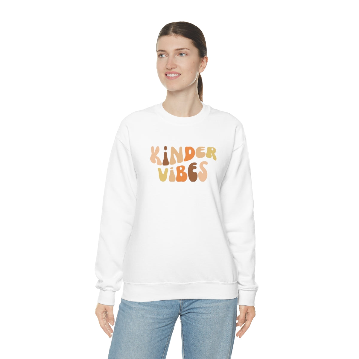 Kinder Vibes Unisex Heavy Blend™ Crewneck Sweatshirt