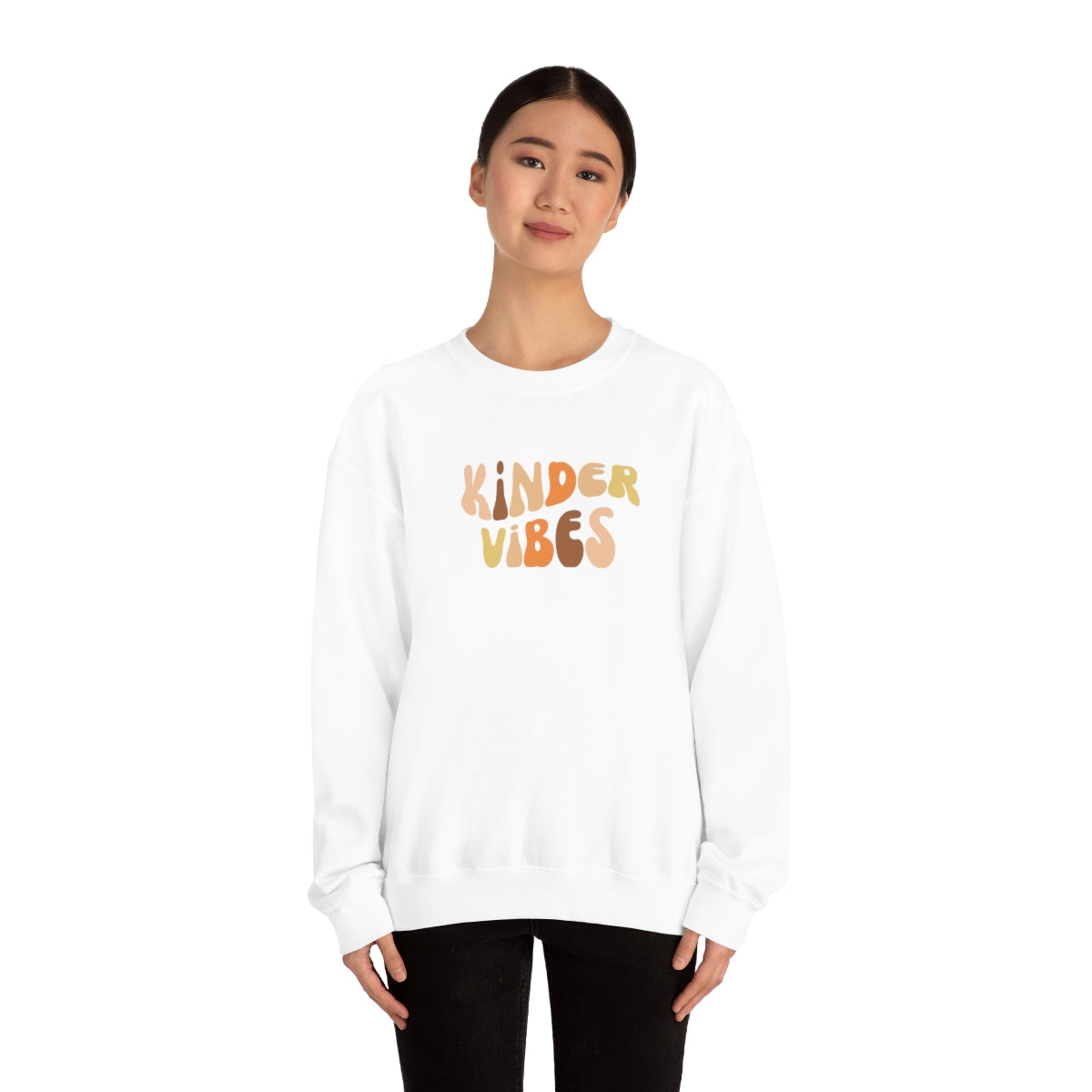 Kinder Vibes Unisex Heavy Blend™ Crewneck Sweatshirt