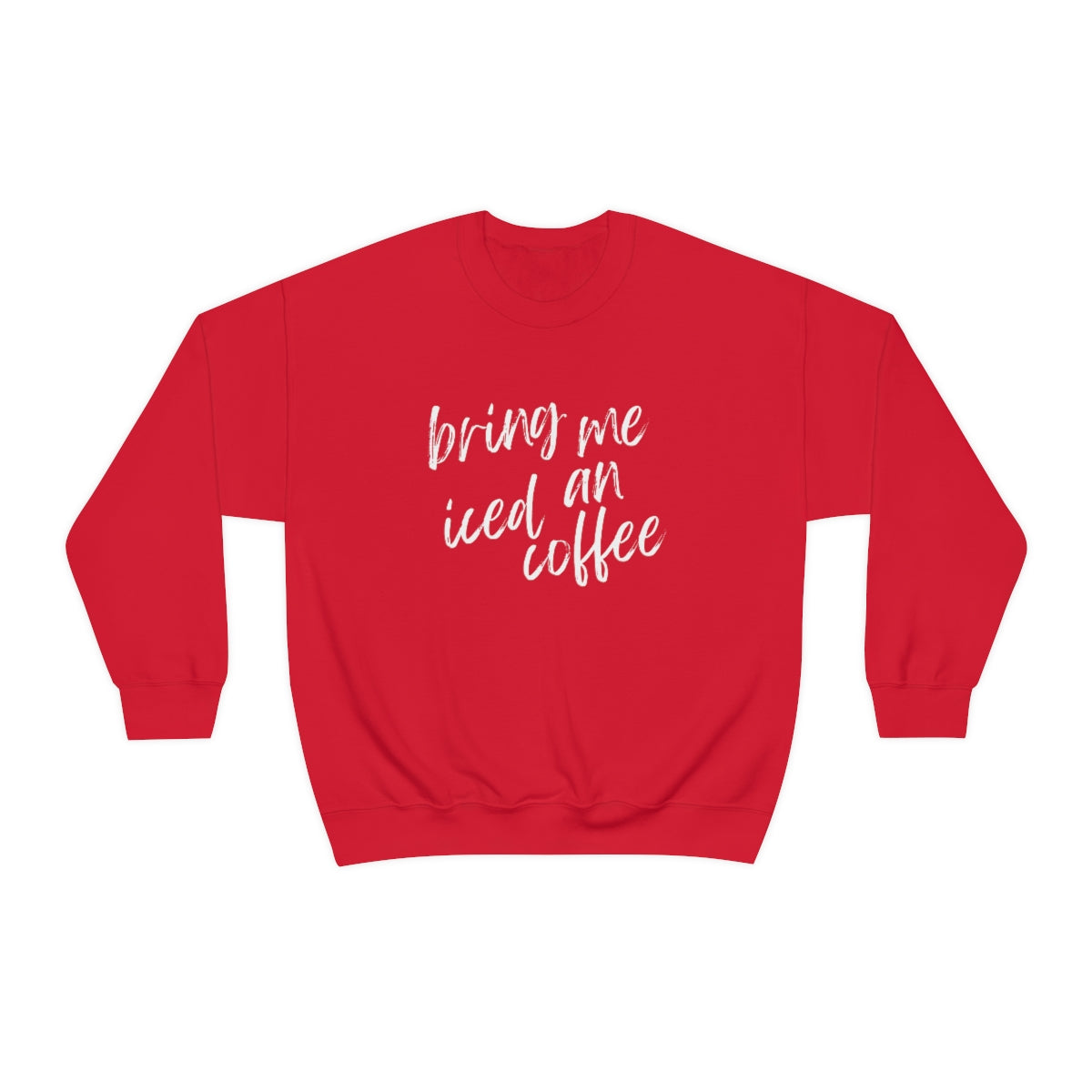 Bring Me An Iced Coffee Unisex Heavy Blend™ Crewneck Sweatshirt