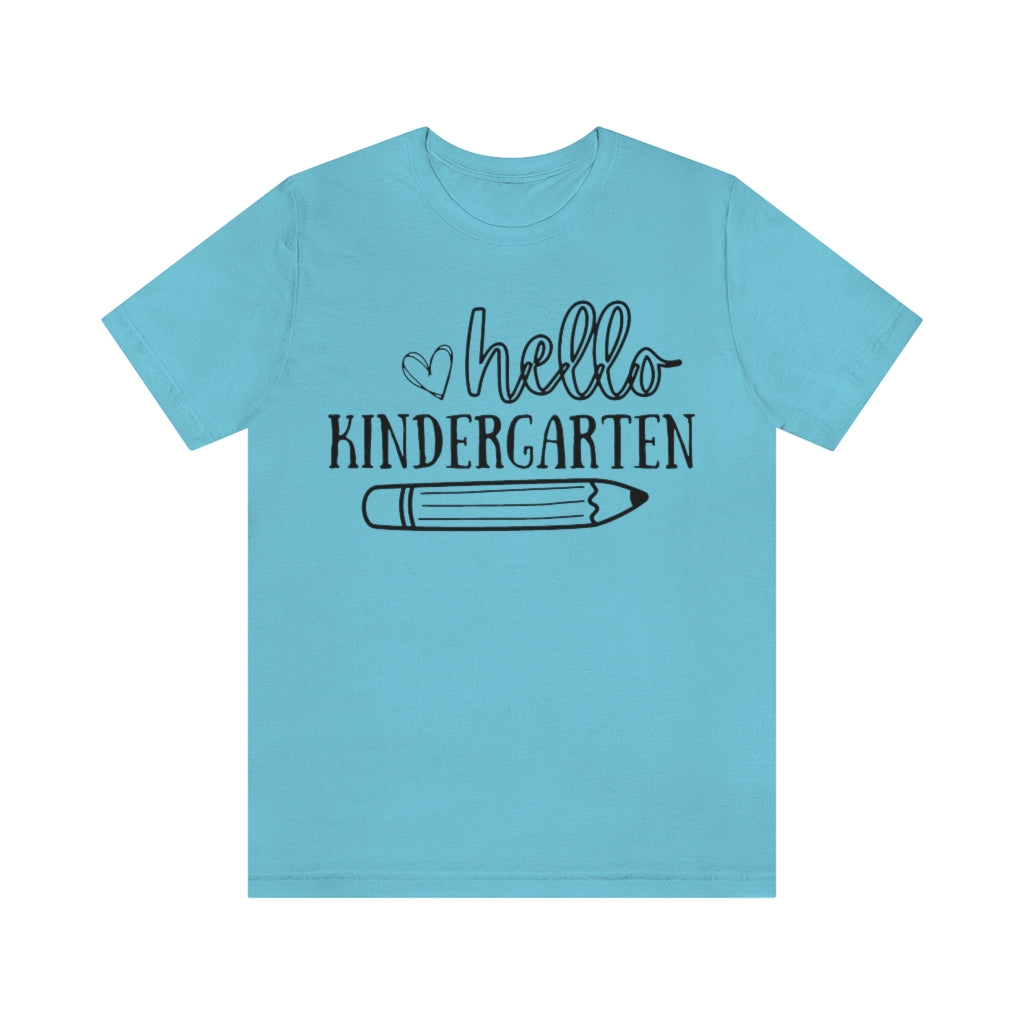 Hello Kindergarten Unisex Jersey Short Sleeve Tee