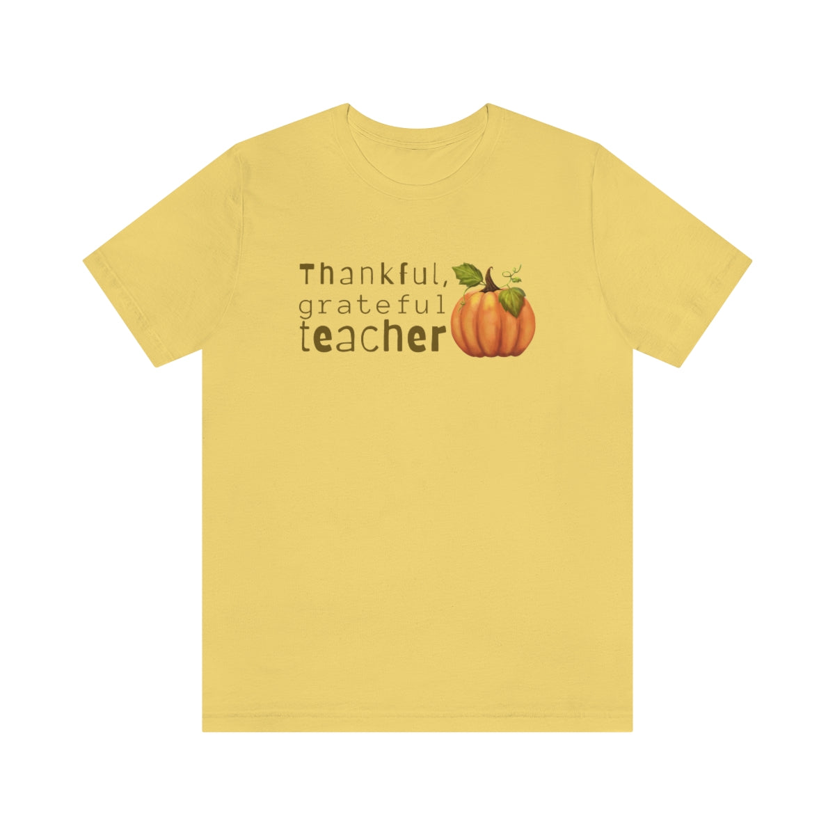 Thankful Grateful Teacher Unisex Jersey Short Sleeve Tee