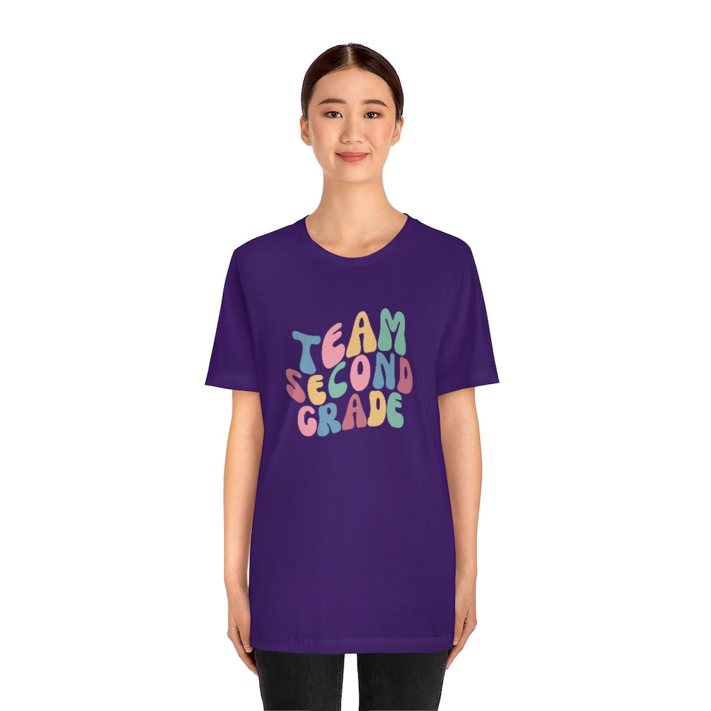 Team Second Grade Unisex Jersey Short Sleeve Tee
