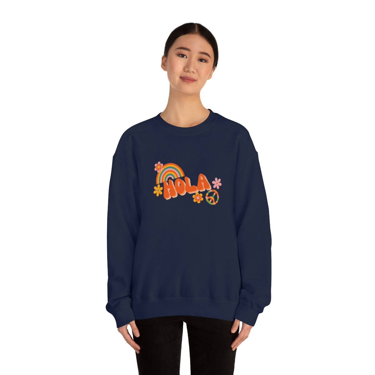 Hola Unisex Heavy Blend™ Crewneck Sweatshirt