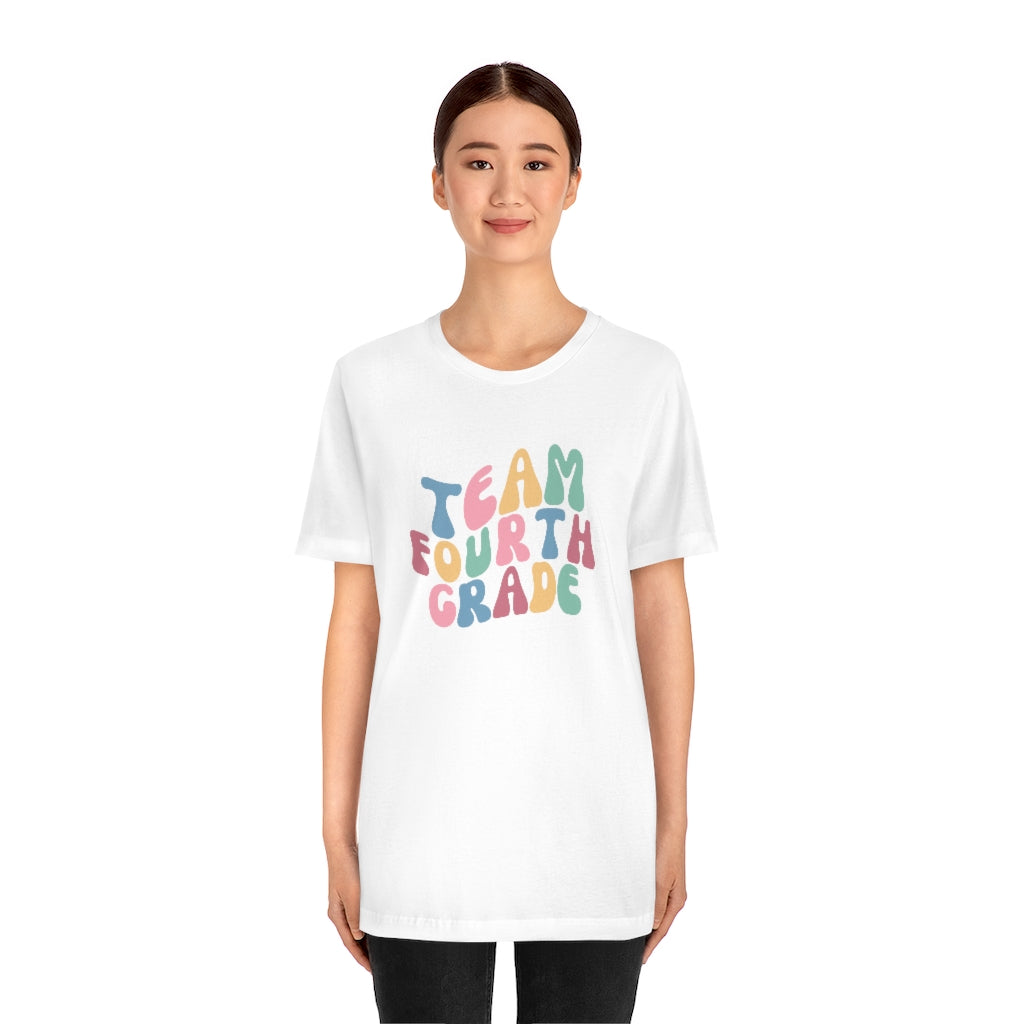 Team Fourth Grade Unisex Jersey Short Sleeve Tee