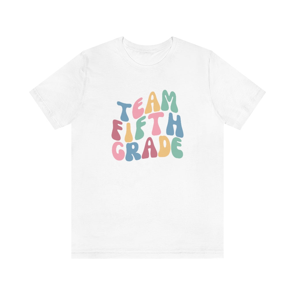 Team Fifth Grade Unisex Jersey Short Sleeve Tee