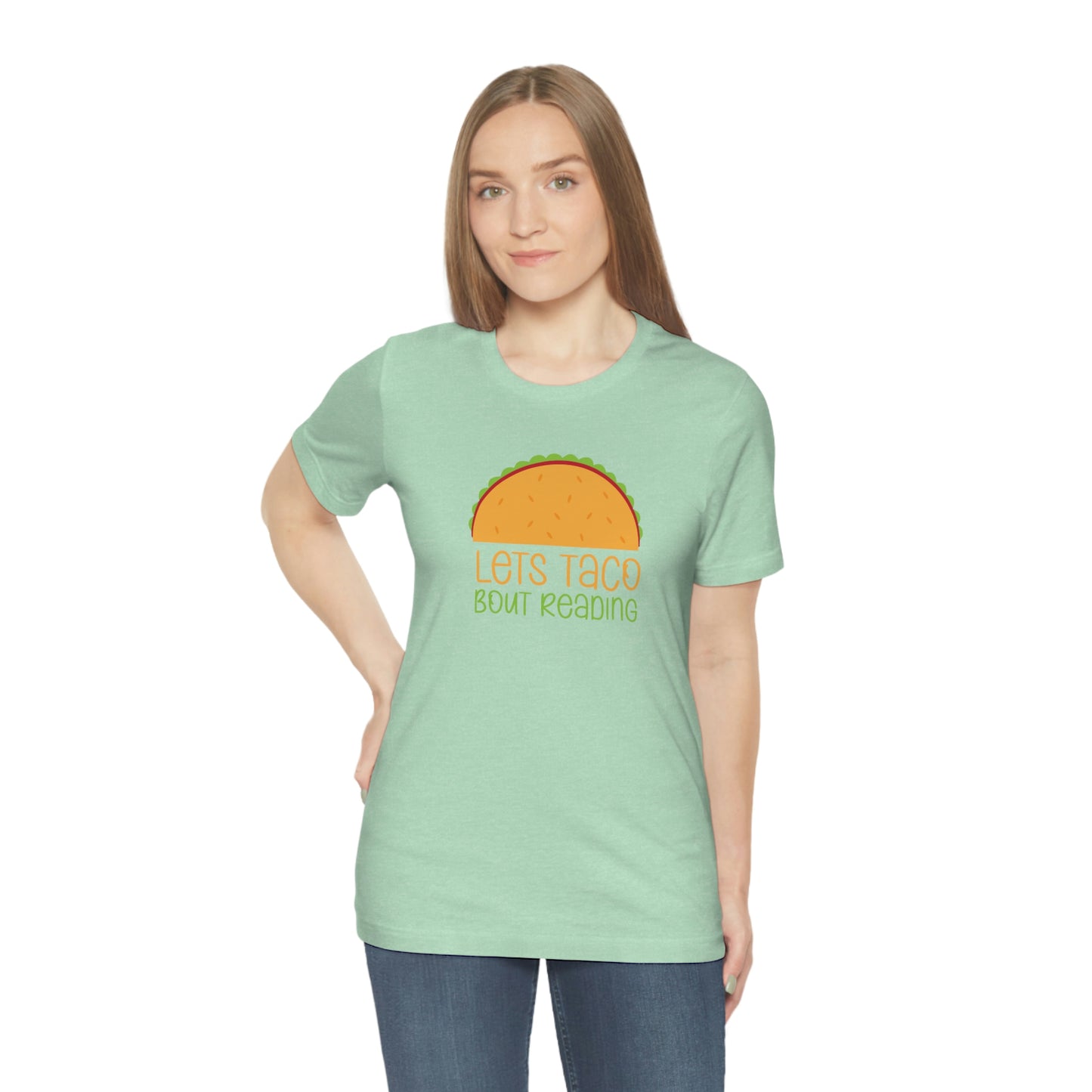 Let's Taco Bout Reading Unisex Jersey Short Sleeve Tee