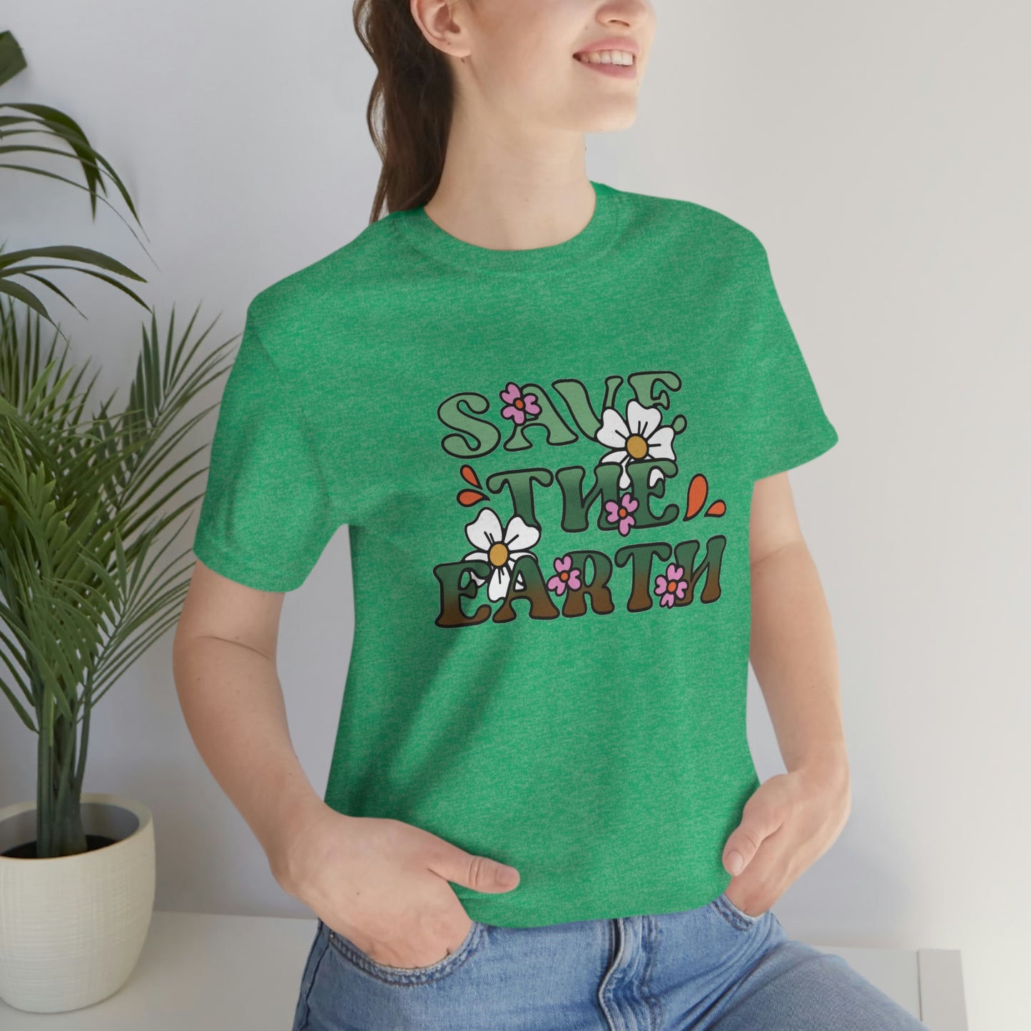 Save the Earth Unisex Jersey Short Sleeve Tee