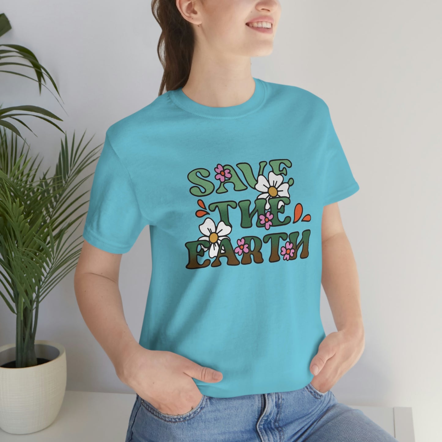 Save the Earth Unisex Jersey Short Sleeve Tee