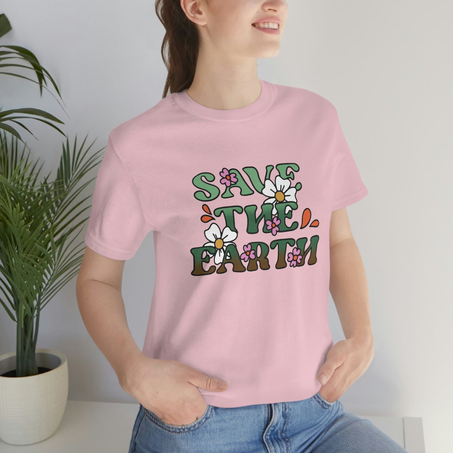 Save the Earth Unisex Jersey Short Sleeve Tee