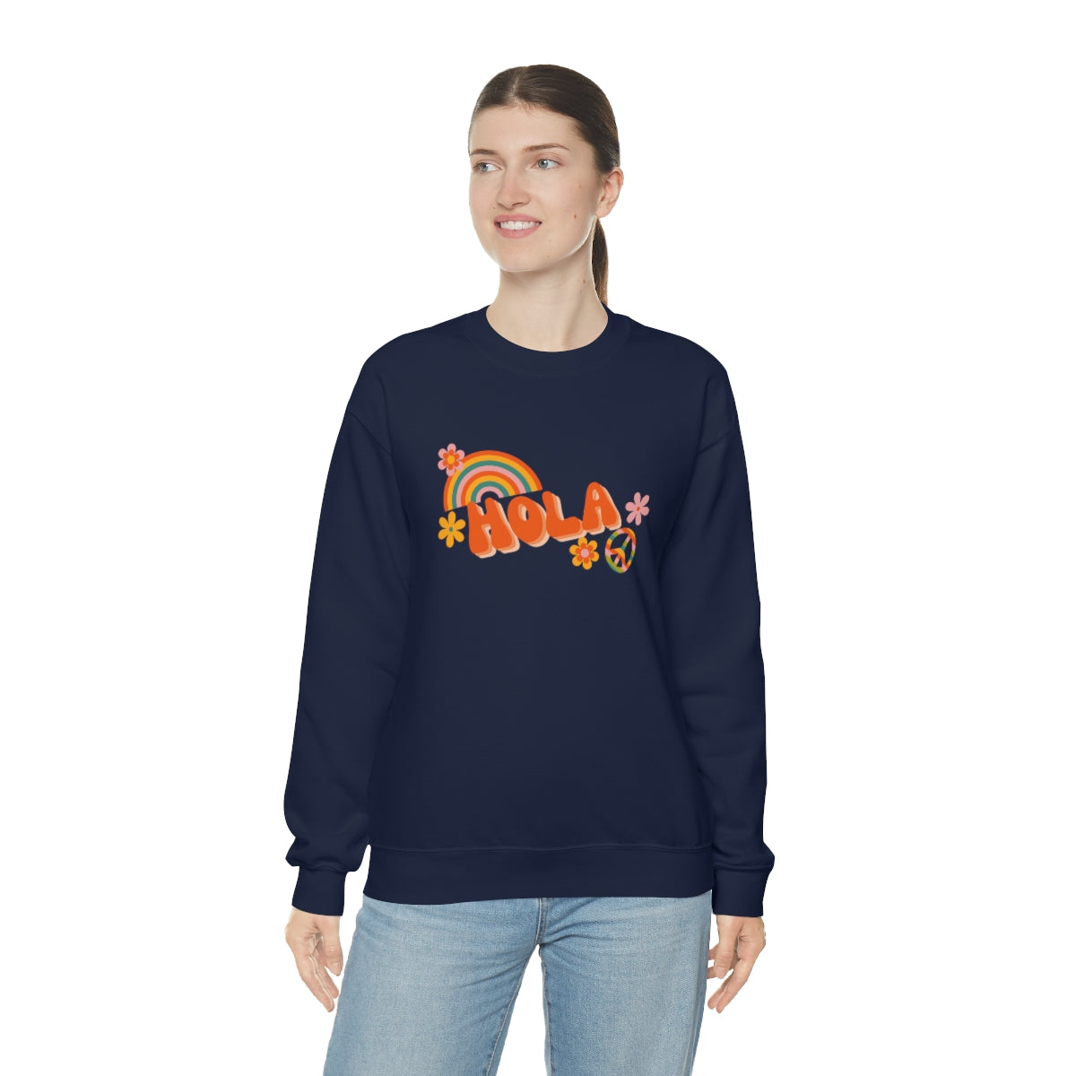 Hola Unisex Heavy Blend™ Crewneck Sweatshirt