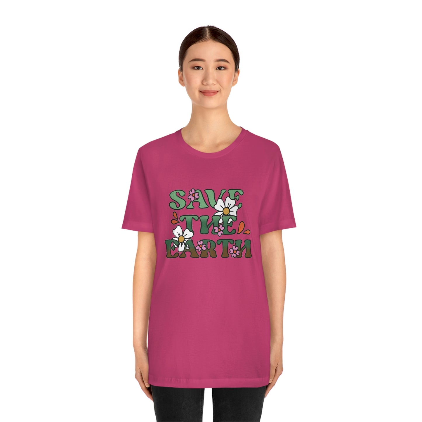 Save the Earth Unisex Jersey Short Sleeve Tee