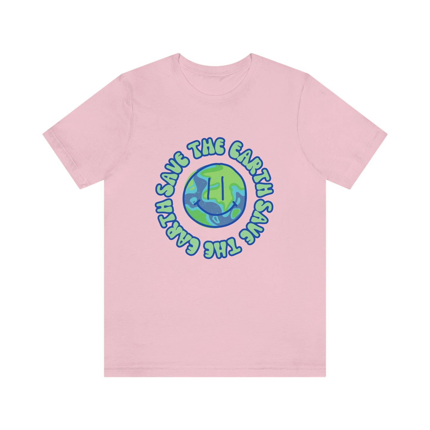Save the Earth Smiley Unisex Jersey Short Sleeve Tee