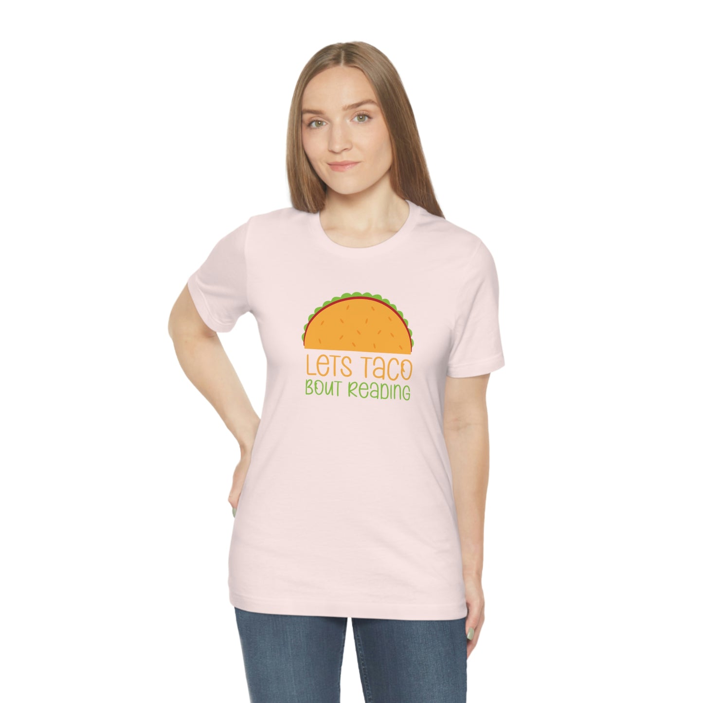 Let's Taco Bout Reading Unisex Jersey Short Sleeve Tee
