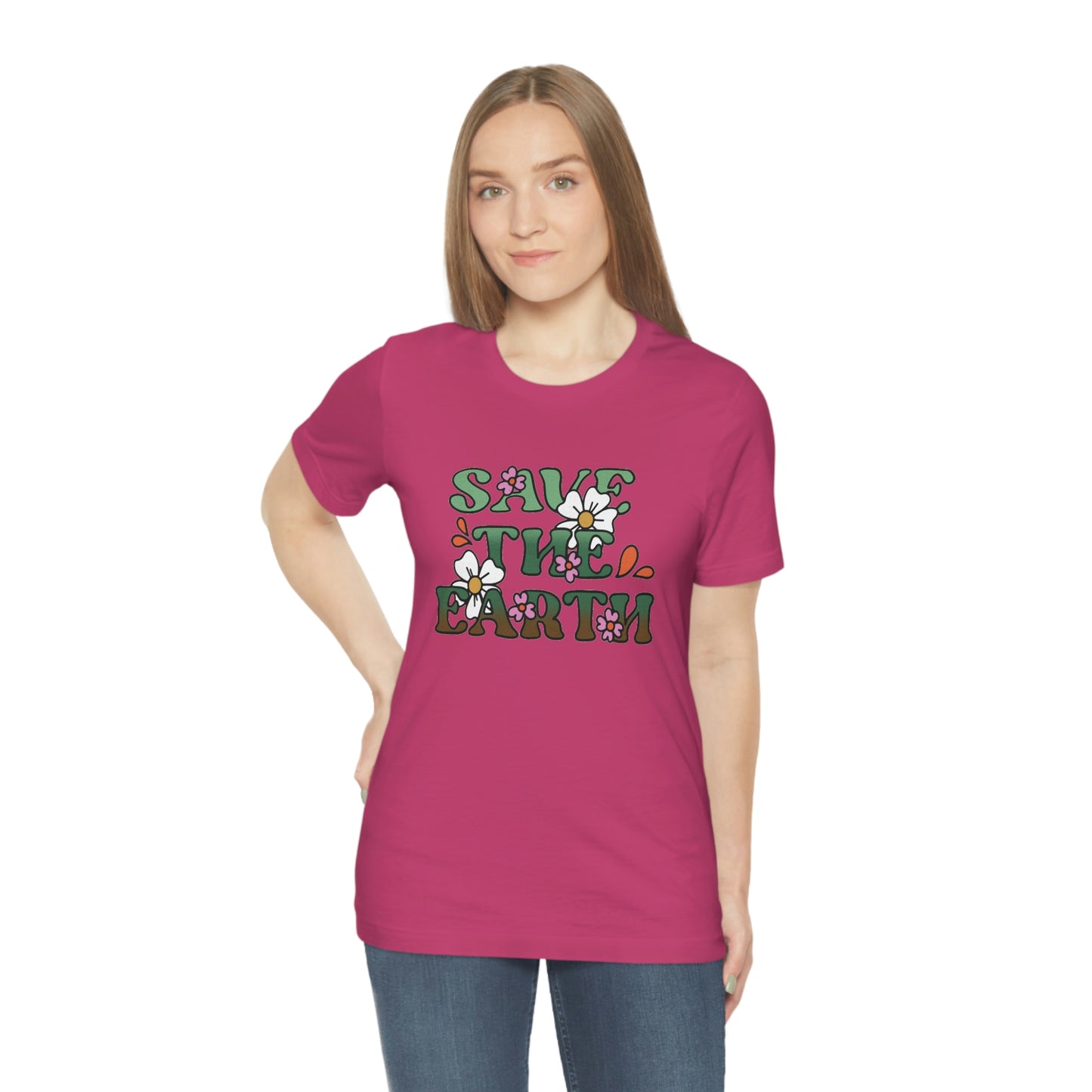 Save the Earth Unisex Jersey Short Sleeve Tee