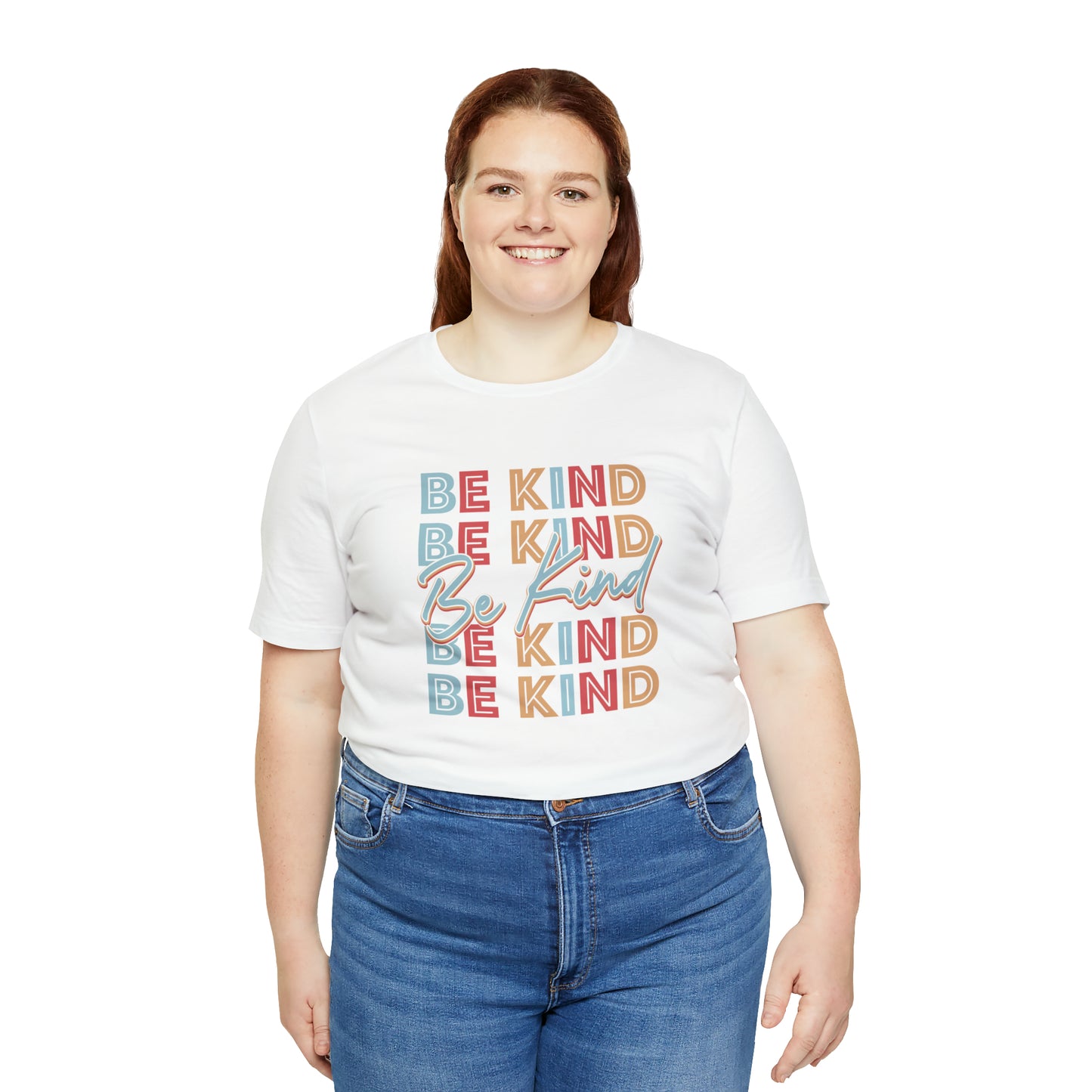 BE KIND on Repeat Unisex Jersey Short Sleeve Tee