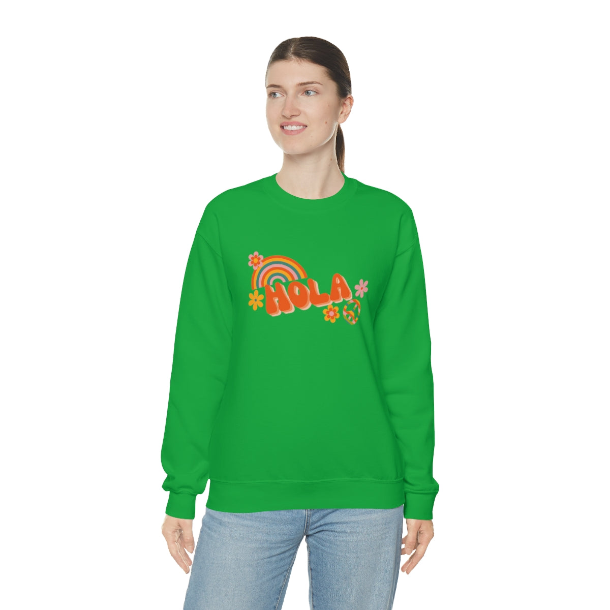 Hola Unisex Heavy Blend™ Crewneck Sweatshirt