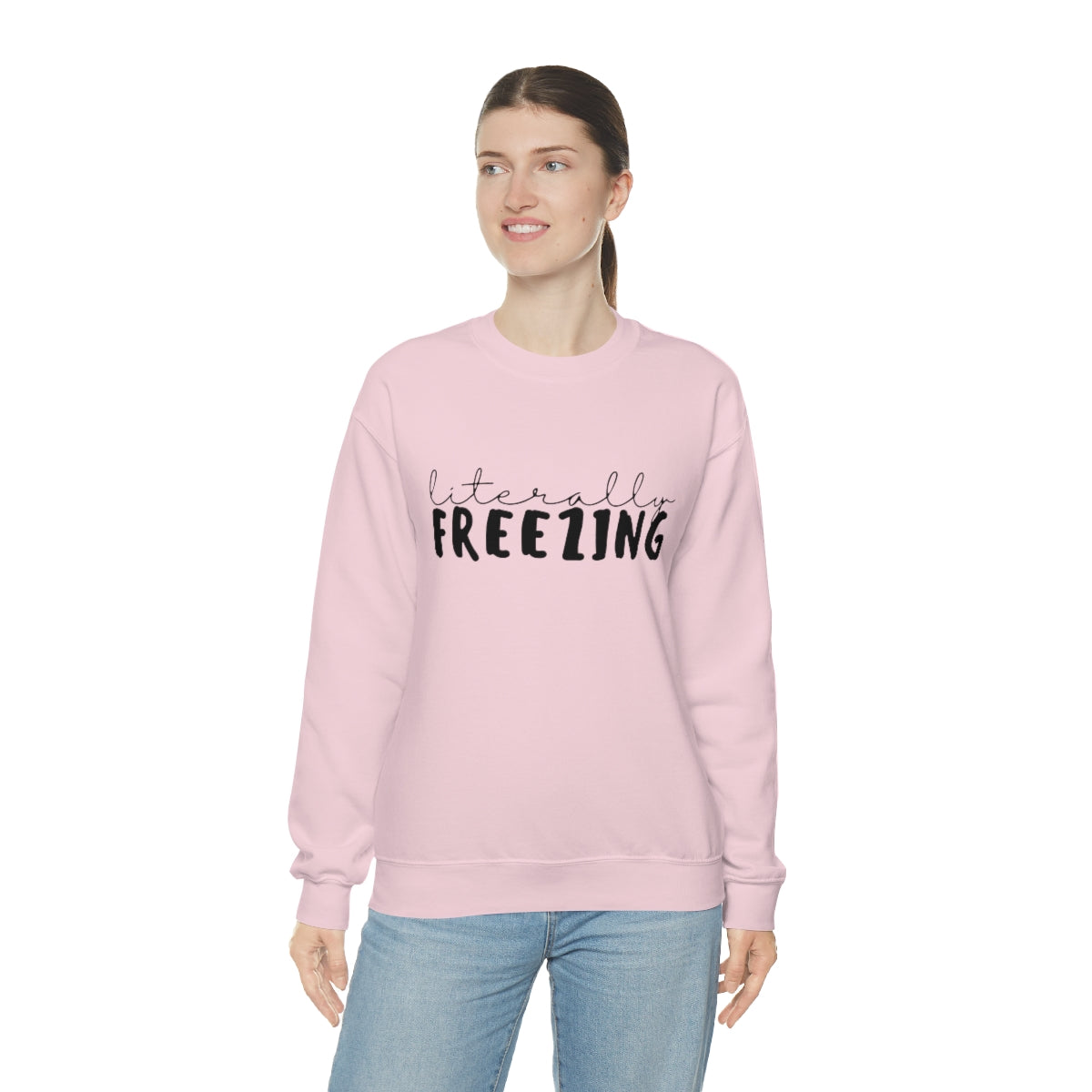 Literally Freezing Unisex Heavy Blend™ Crewneck Sweatshirt