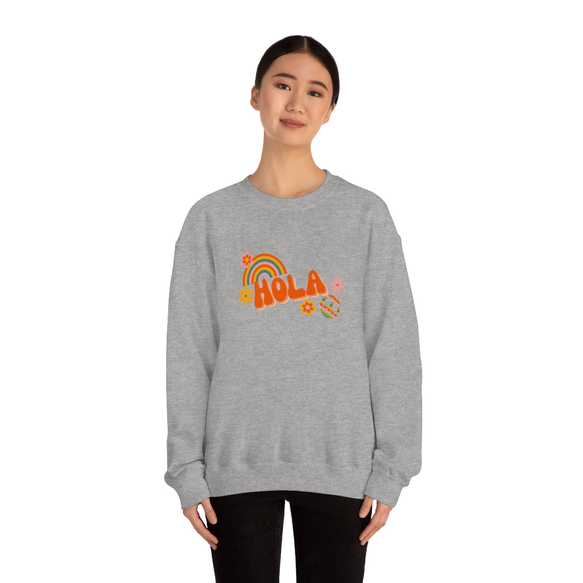 Hola Unisex Heavy Blend™ Crewneck Sweatshirt