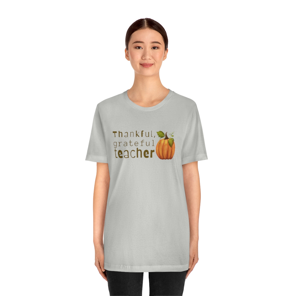 Thankful Grateful Teacher Unisex Jersey Short Sleeve Tee