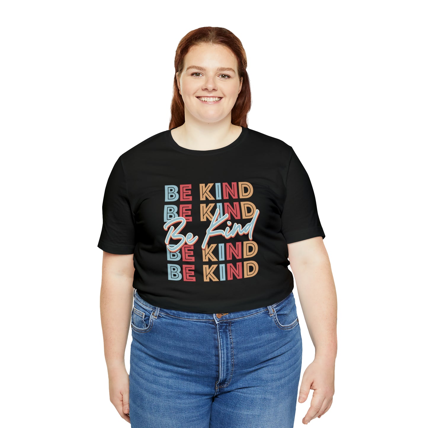 BE KIND on Repeat Unisex Jersey Short Sleeve Tee