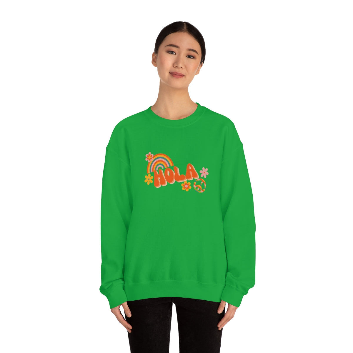 Hola Unisex Heavy Blend™ Crewneck Sweatshirt